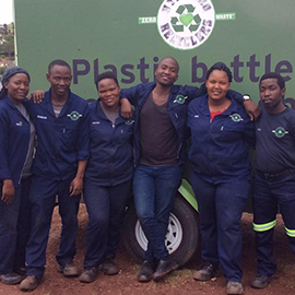 Baled Cardboard Diverted from Landfills